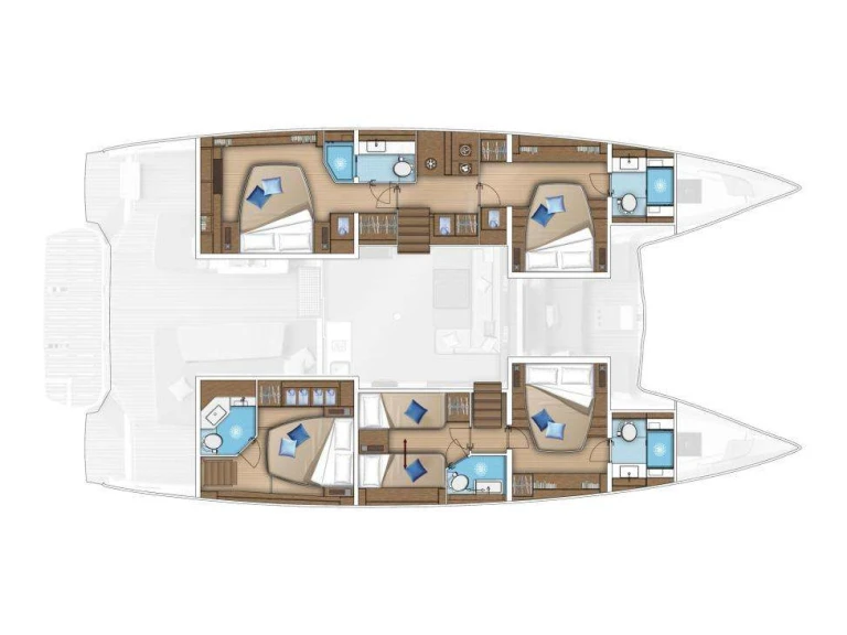 Bareboat Rental Catamaran Lagoon with a boat licence