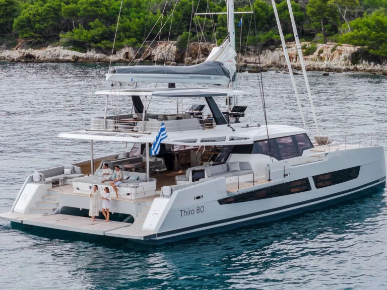 Fountaine Pajot Fountaine Pajot Thira 80 charter bareboat or captained in  Marsh Harbour