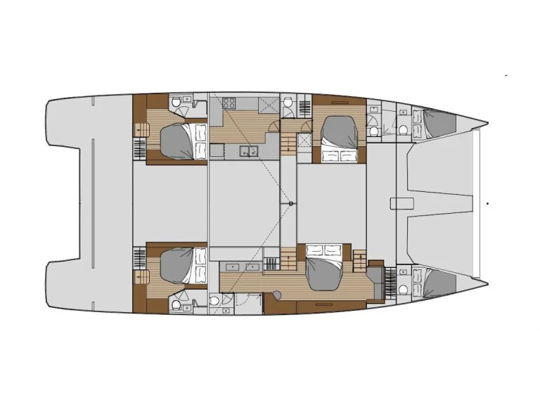Luxury Yacht rental in Alimos - Fountaine Pajot Fountaine Pajot Power Alegria 67 (4 cab)