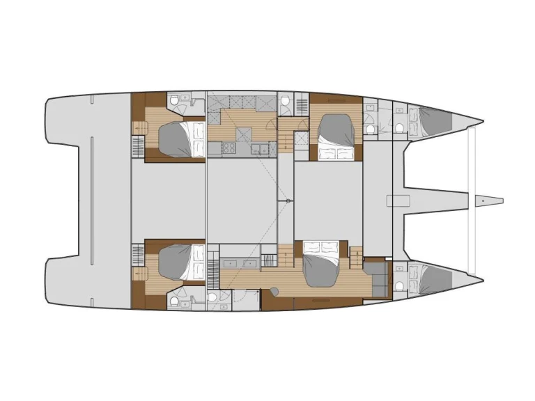 Catamaran rental with or without captain Fountaine Pajot Kallithea