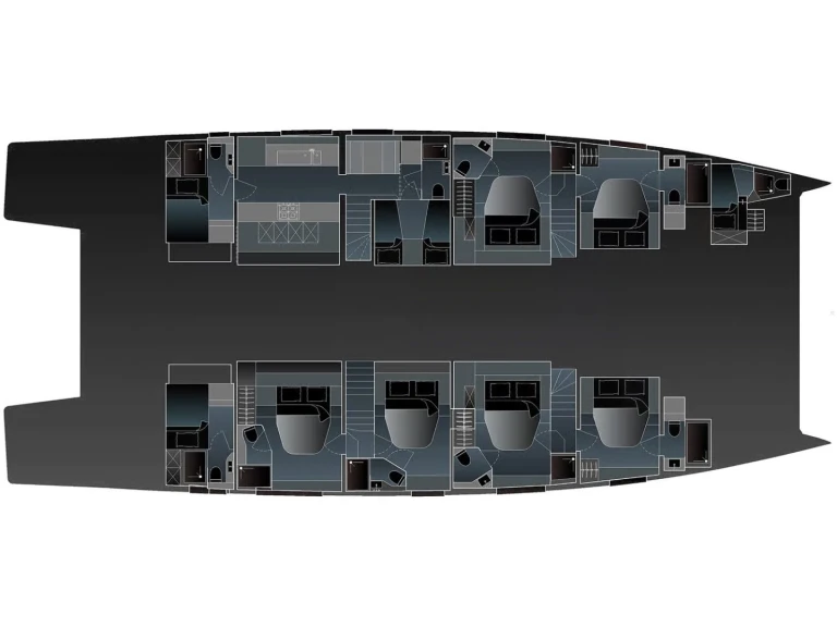Luxury Yacht rental in Alimos - Fountaine Pajot Fountaine Pajot Power 80 (6 cab)