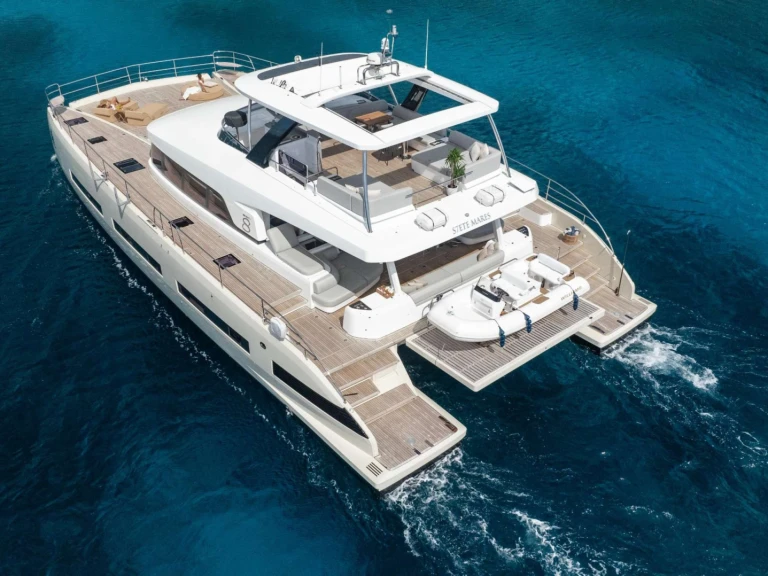 Yacht charter Olbia cheap Lagoon Seventy 8 (4 cab)