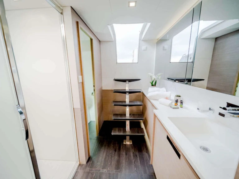 Bareboat Rental Catamaran Fountaine Pajot with a boat licence