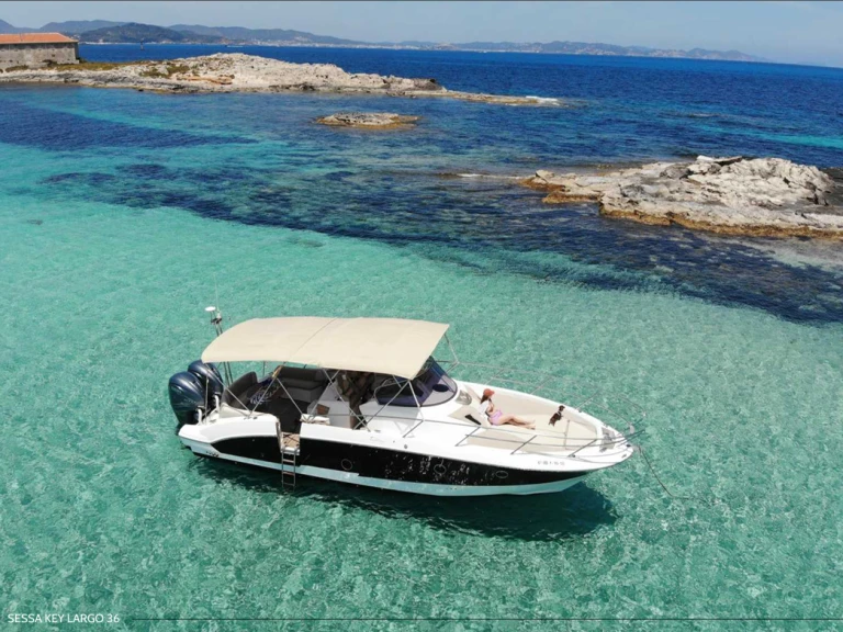 Motorboat rental with or without captain Sessa Marine Ibiza Town