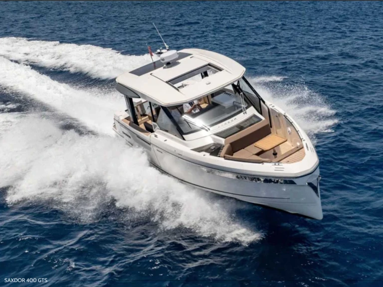 Saxdor SAXDOR 400 GTS charter bareboat or captained in  Ibiza Town