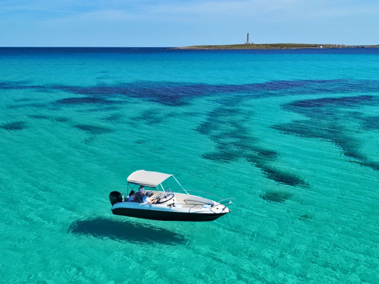 Motorboat rental with or without captain Tramontana Mahón