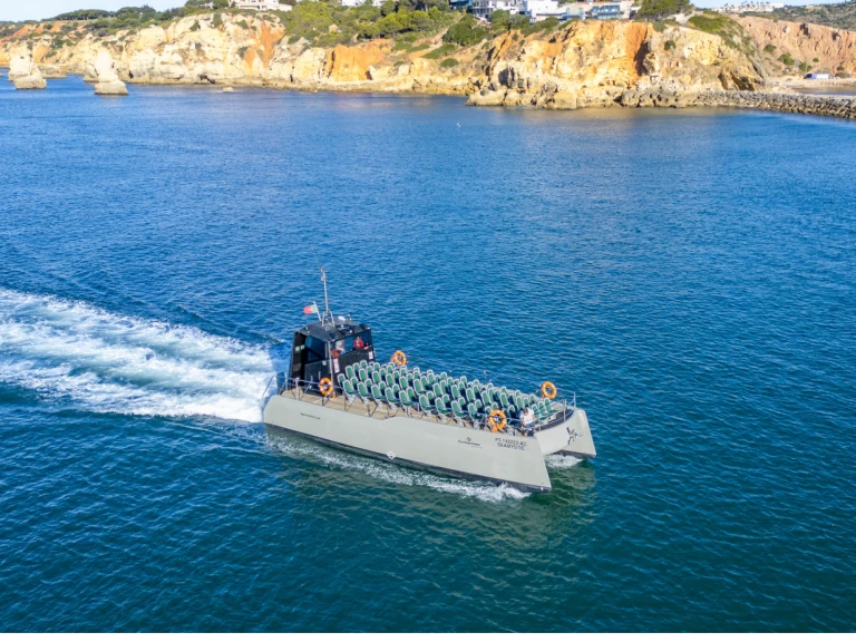 Catamaran rental with or without captain drassanes Albufeira