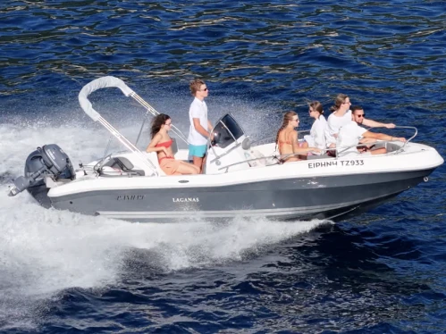 Motorboat rental with or without captain Ranieri Laganas