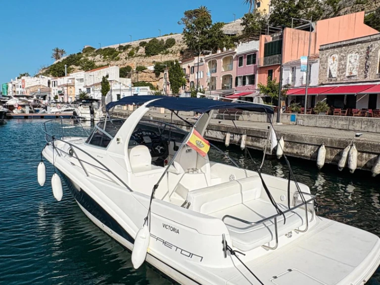 Yacht charter Mahón cheap Faeton 26 Scape