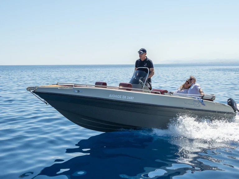 Motorboat rental with or without captain Nireus Pantanassa
