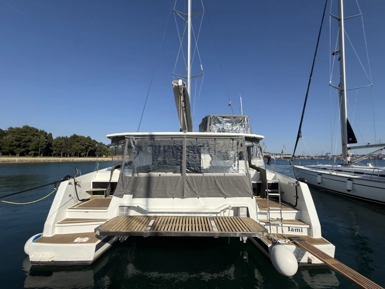 Bareboat Rental Catamaran Fountaine Pajot with a boat licence