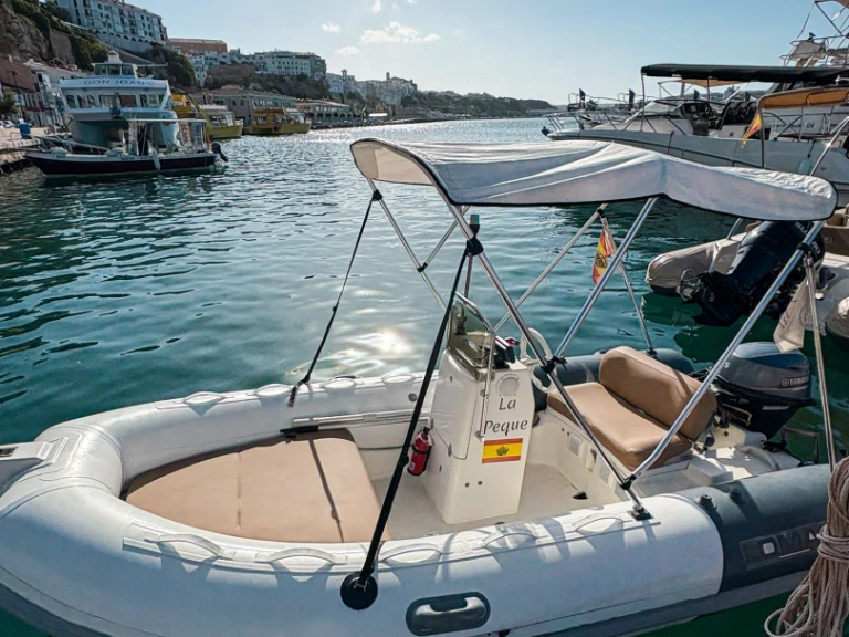 RIB rental with or without captain Lomac Mahón