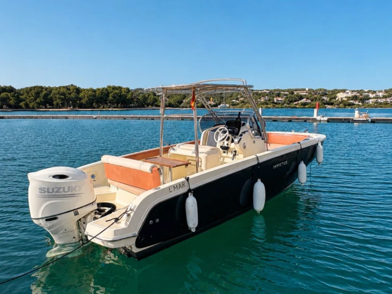 Bareboat Rental Motorboat Invictus  with a boat licence