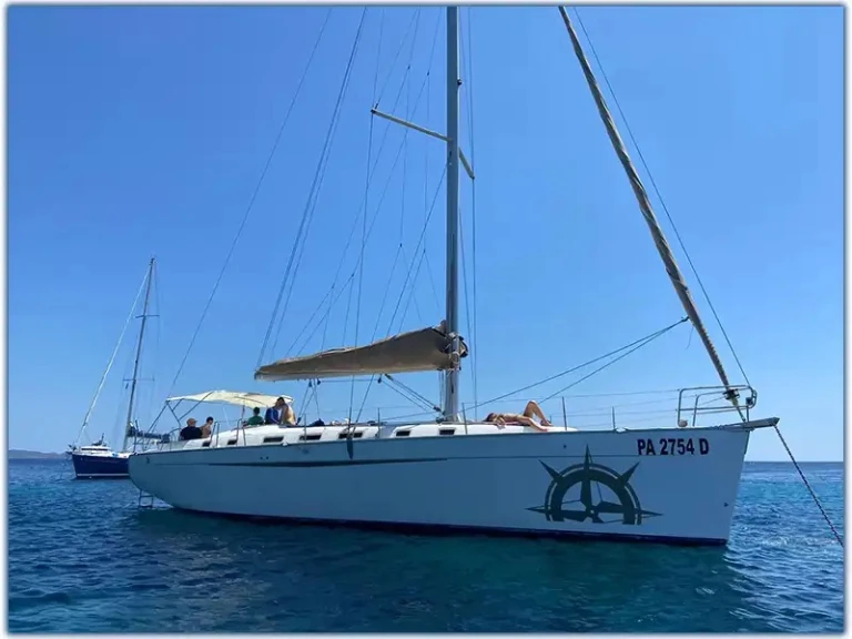 Yacht charter Calasetta cheap Cyclades 50.4