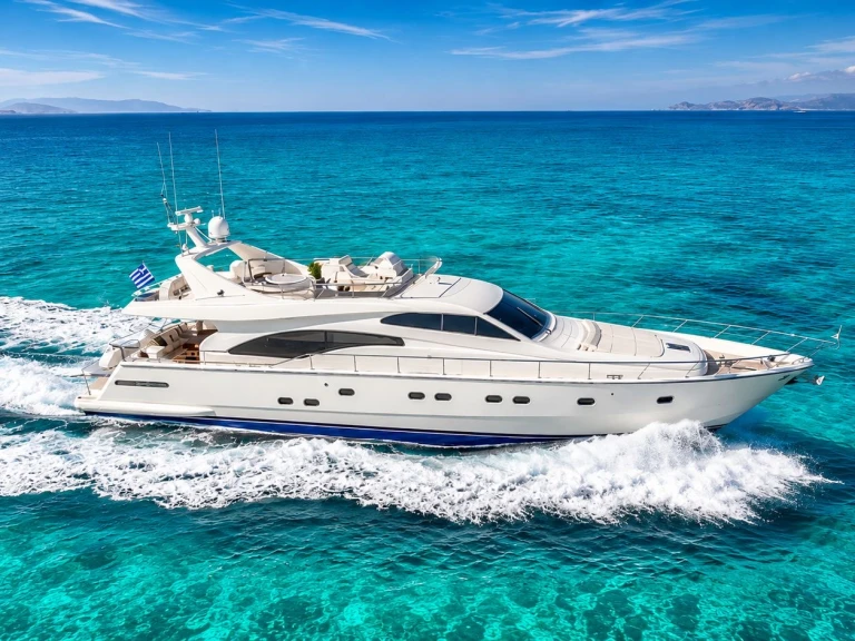 Ferretti 68 aniversary charter bareboat or captained in  Marbella