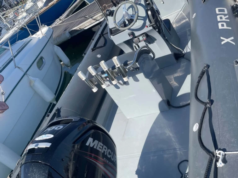 Bareboat Rental RIB 3D Tender with a boat licence