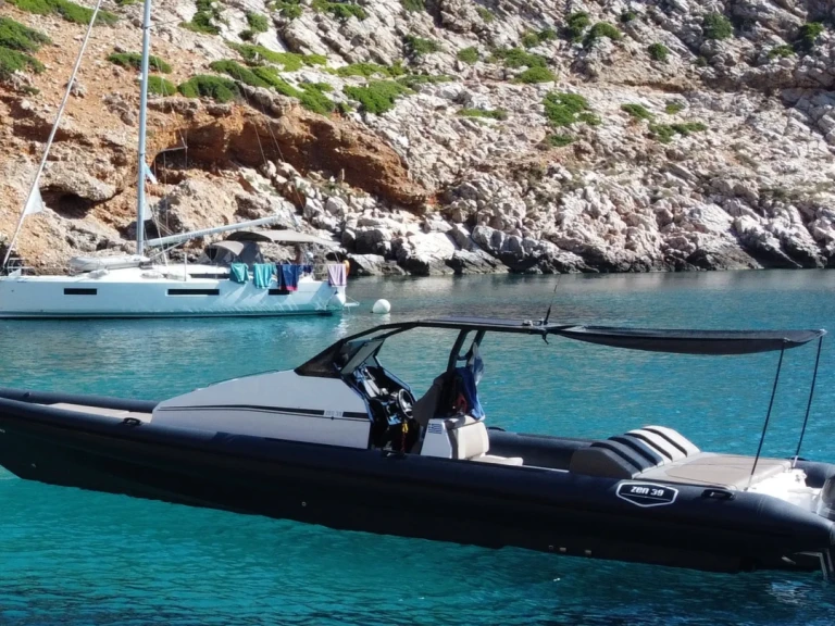 ZEN MARINE 40 charter bareboat or captained in  Antiparos