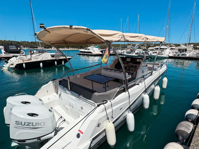 Bareboat Rental Motorboat Jeanneau with a boat licence