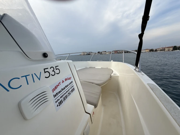 Quicksilver Activ 535 Open charter bareboat or captained in  Poreč