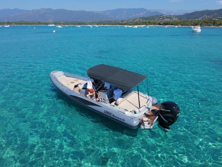 Bareboat Rental RIB Lomac with a boat licence