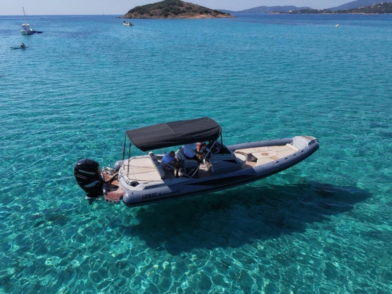 Lomac Adrenalina 9.0 charter bareboat or captained in  Porto-Vecchio