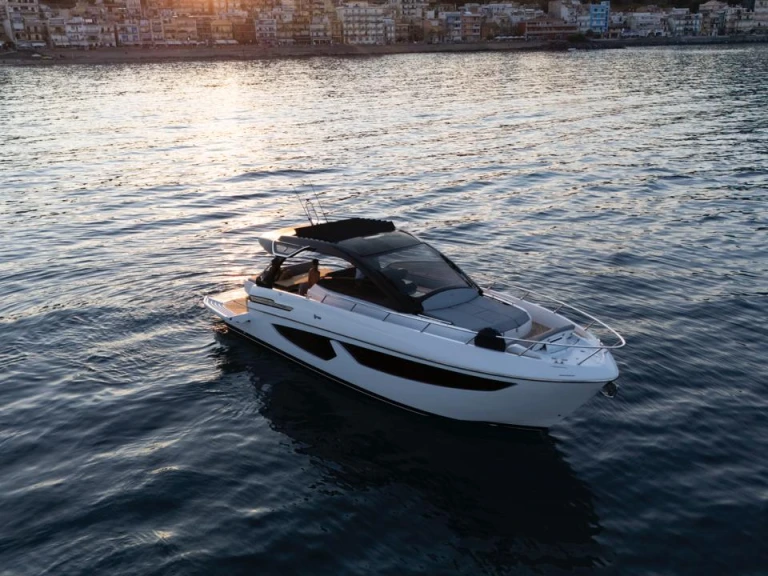 FIM REGINA 440 charter bareboat or captained in  Giardini-Naxos