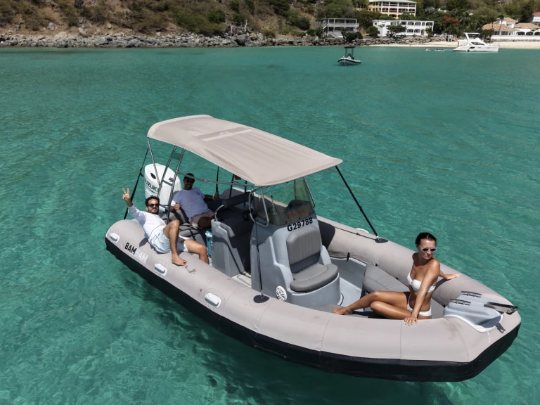 RIB rental with or without captain 3D Tender Saint Martin