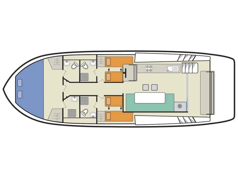 Bareboat Rental Motorboat Le Boat with a boat licence
