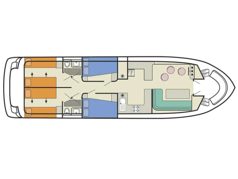 Le Boat Salsa A charter bareboat or captained in  Homps