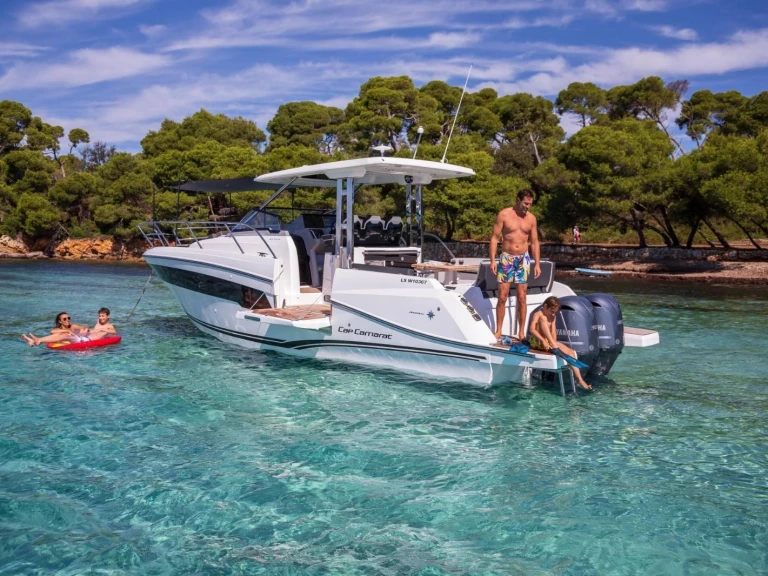 Jeanneau CAP CAMARAT 10.5 WA S2 charter bareboat or captained in  Saint-Raphaël