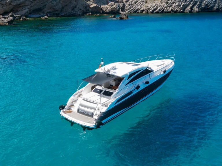 Princess Princess V58 charter bareboat or captained in  Mahón