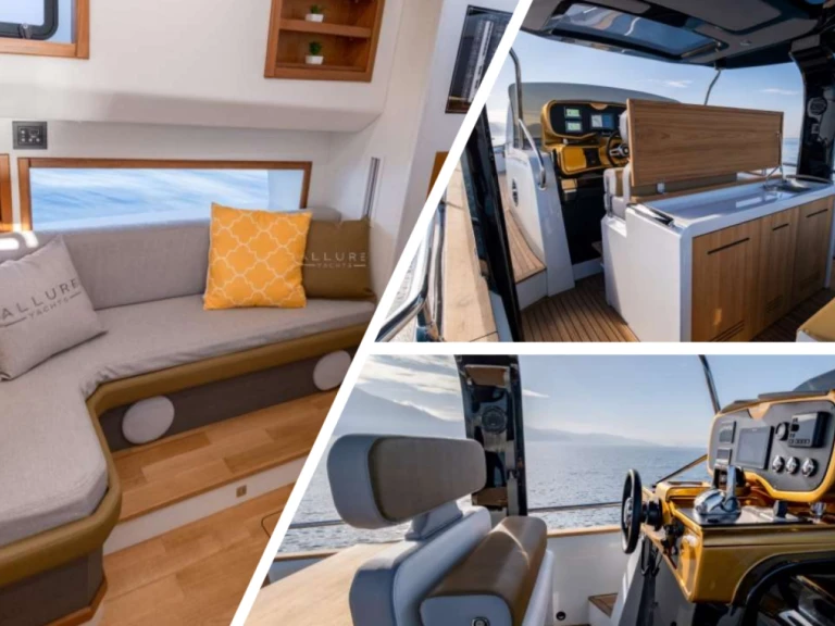 Bareboat Rental Motorboat Allure with a boat licence