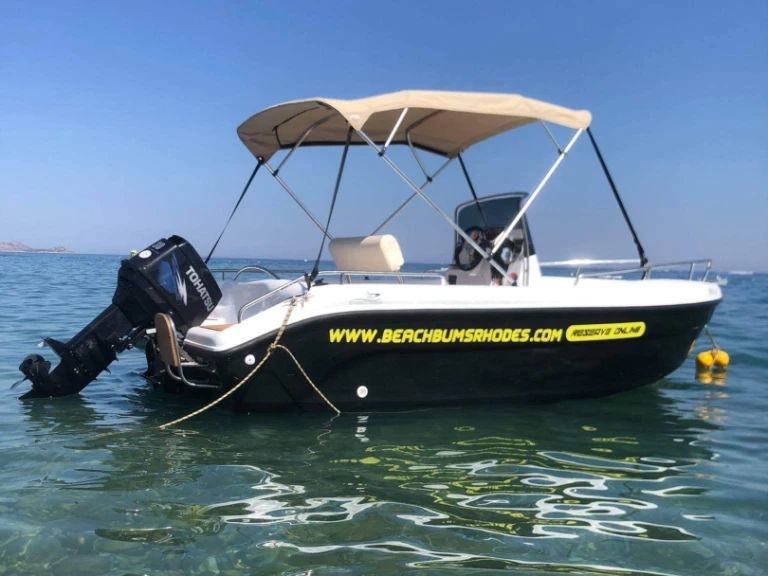 Yacht charter Kiotari cheap Blu Water 170