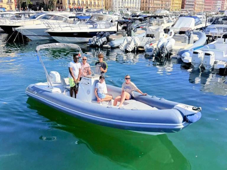 RIB rental with or without captain Panamera Yacht Porto di Mergellina