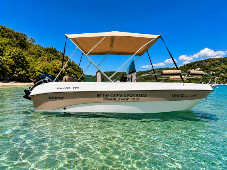 Bareboat Rental Motorboat Karel with a boat licence