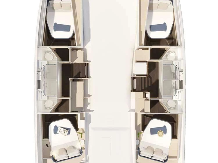 Yacht charter Šibenik cheap Fountaine Pajot FP 44 Quatuor - 4 + 2 cab.