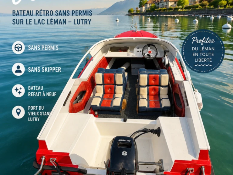 Motorboat for rent Lutry at the best price