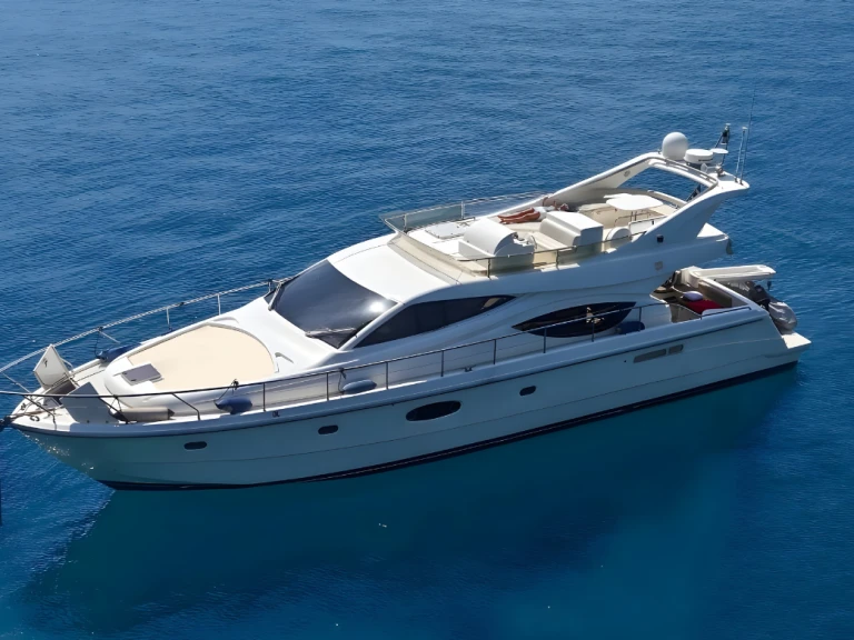 Ferretti Ferretti 550 charter bareboat or captained in  Paros (Island)