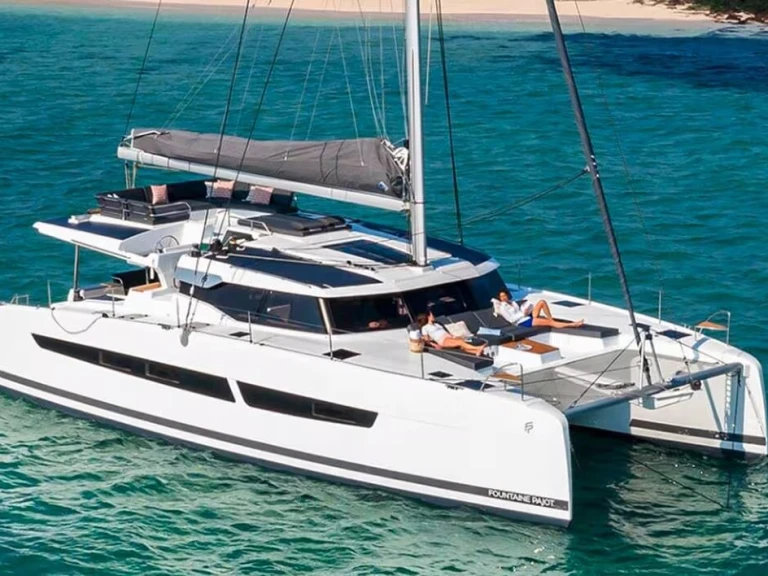 Fountaine Pajot Aura 51 charter bareboat or captained in  Cannes