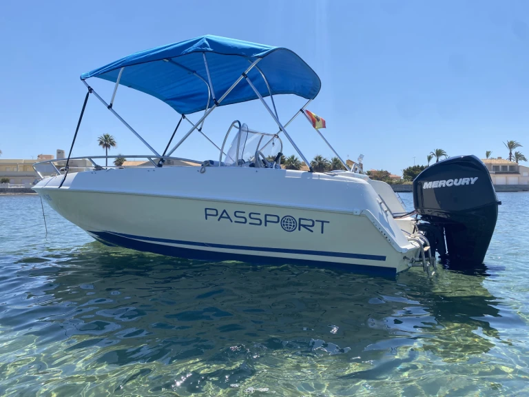 Motorboat rental in La Manga - passport board PAS 500 SUNSHINE