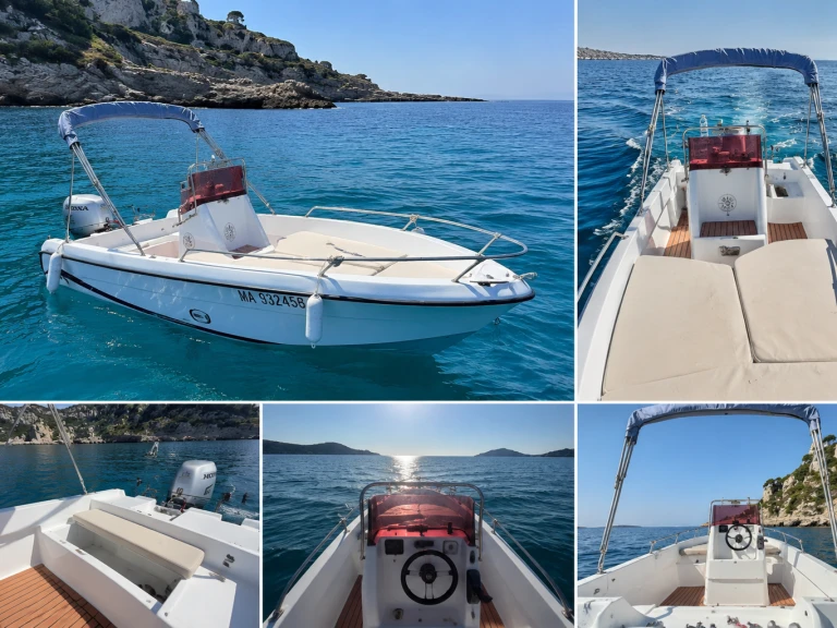 Bareboat Rental Motorboat TA MARE with a boat licence