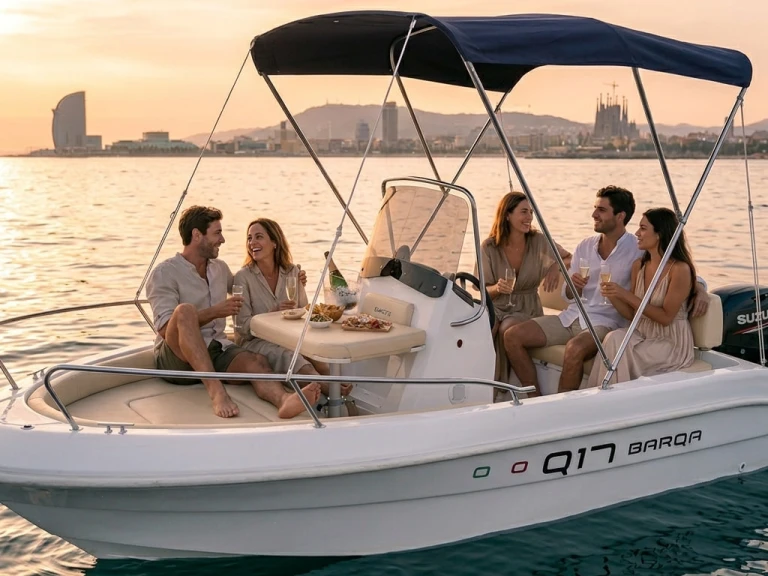 Yacht charter Barcelona cheap Q17