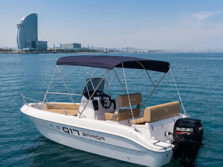Motorboat rental in Barcelona - Barqa Q17