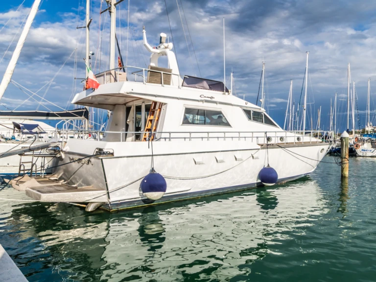 Camuffo C52 charter bareboat or captained in  Marina di Pisa