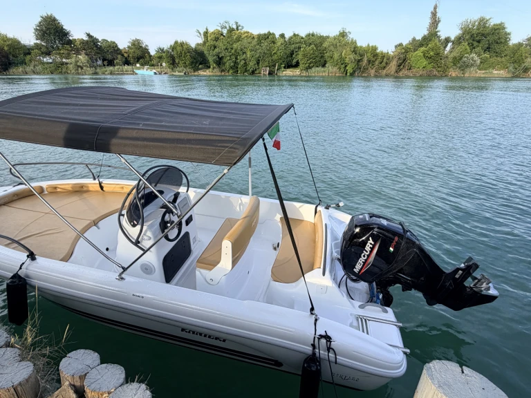 Ranieri Shark 19 charter bareboat or captained in  Bevazzana