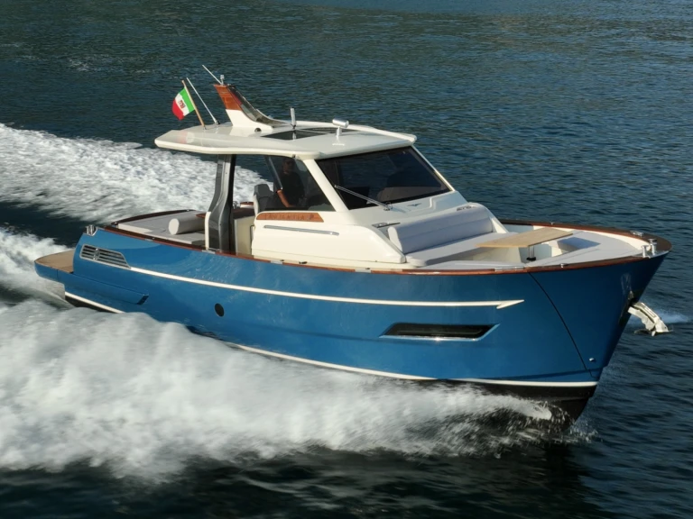 Lancia Aprea 42 charter bareboat or captained in  Sorrento