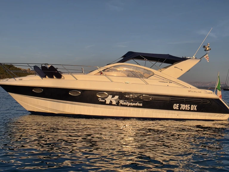 Fairline Targa 34 charter bareboat or captained in  Porto Rotondo