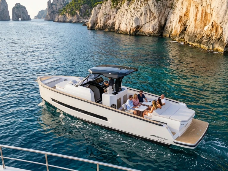 Motorboat rental with or without captain Gozzo Sorrento
