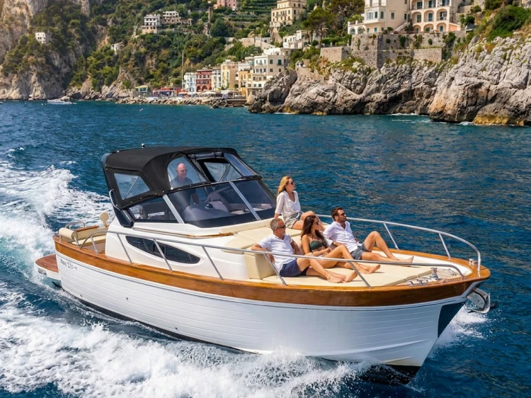 Gozzo Libeccio 32WA charter bareboat or captained in  Sorrento