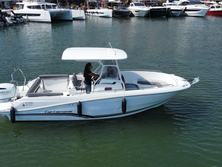 Rent a Jeanneau Cap Camarat 7.5 CC Port Cogolin